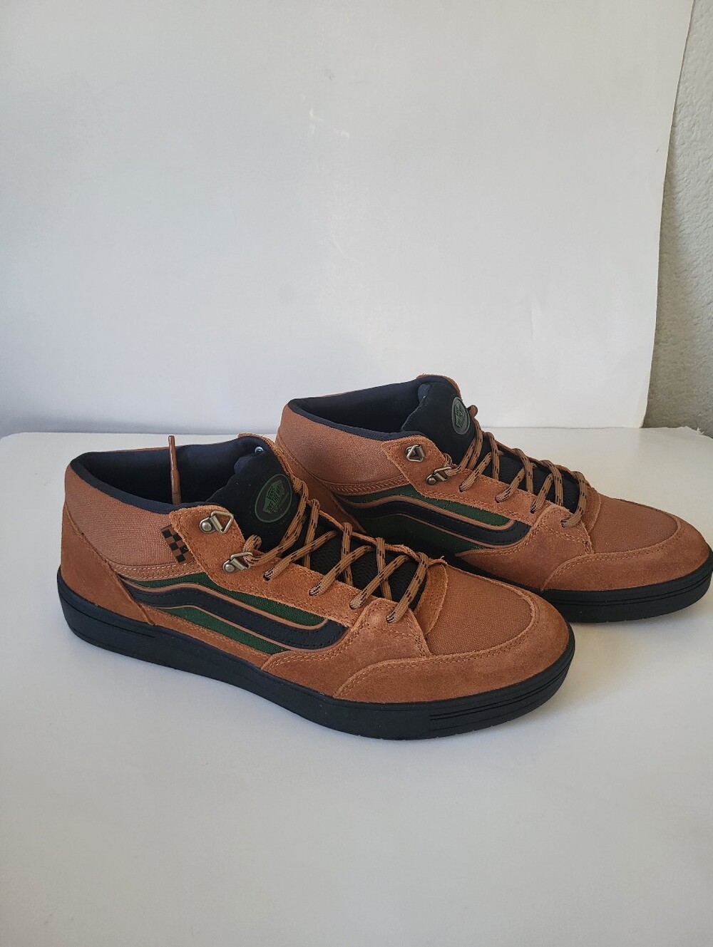 Vans Skate Zahba Mid Brown Suede Mens Size 12 - Picture 5 of 14